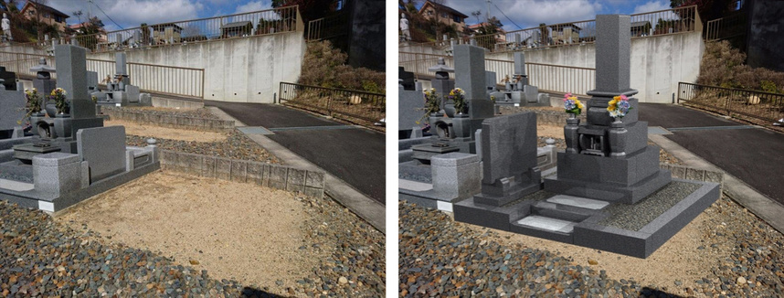 実際に建つ場所に合成ができます